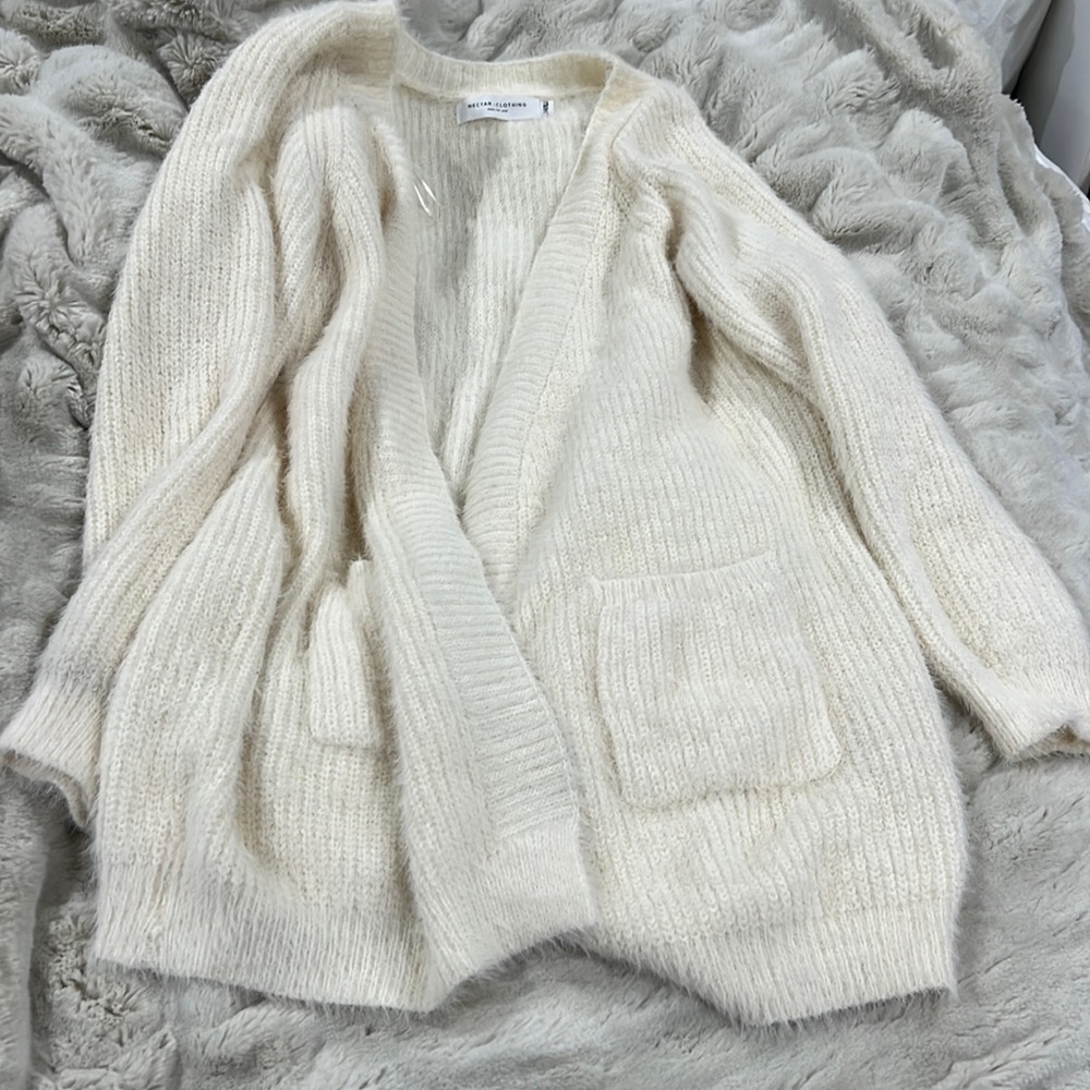 Nectar Clothing Boutique Fuzzy Cardigan